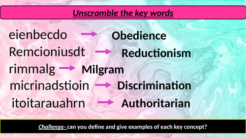 A-level psychology- [edexcel]- Factors affecting prejudice