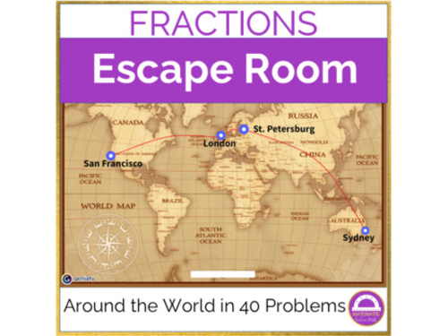 Operations with Fractions | Digital Escape Room