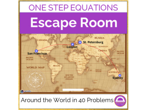 Solving One Step Equations | Math Digital Escape Room