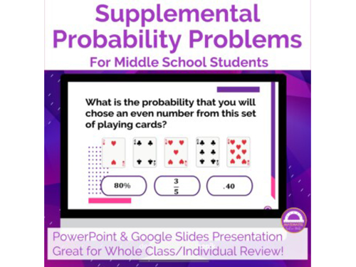Supplemental Probability Problems