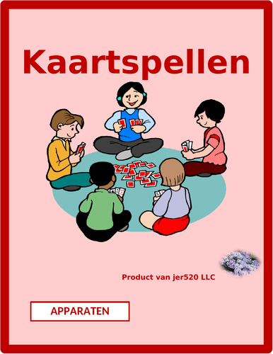 Apparaten (Appliances in Dutch) Huis Card Games