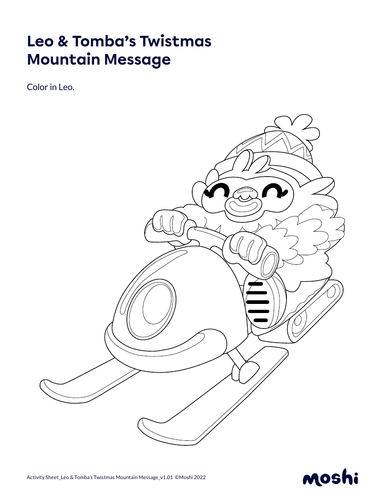 SEL - Moshi Holiday Coloring Activity Booklet - Activity