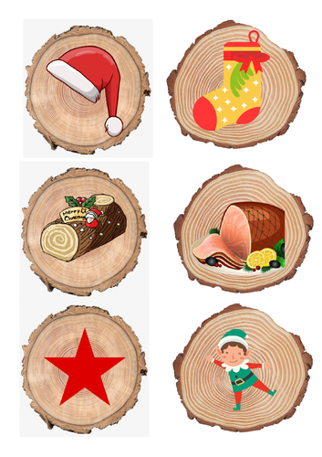 Christmas Log Slices
