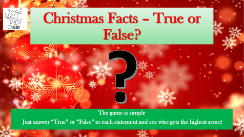 Christmas Ture or False Quiz