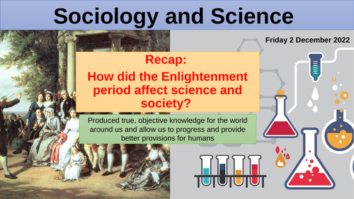 A Level Sociology: Sociology and Science