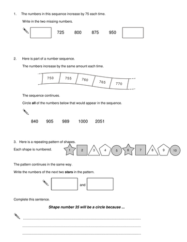 SATs mixed bundle part 3