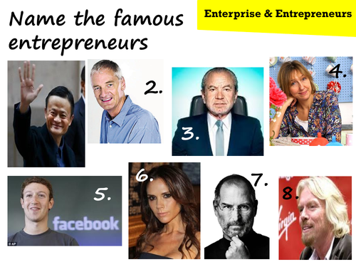 Lesson 3 Enterprise,Entrepreneurs be successful take risks.