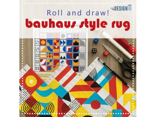 Roll and Draw! Bauhaus Style Rug