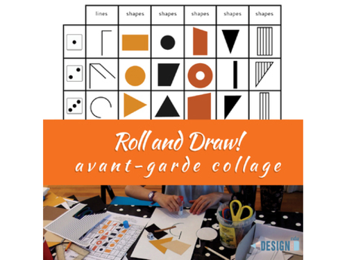 Roll an avant-garde collage! - abstract art