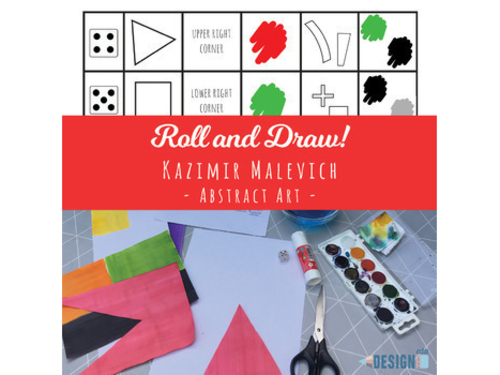 Roll a Malevich! Roll and draw Abstract Art - with video