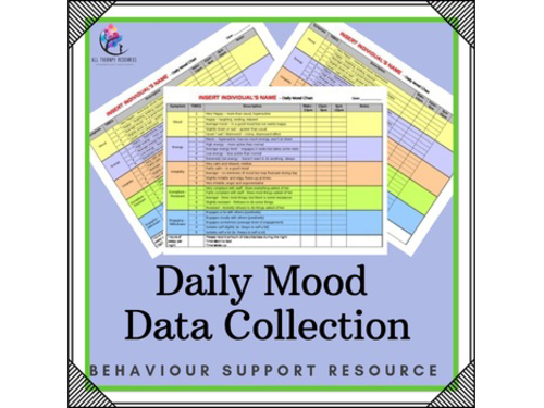 Behaviour Support: Daily Mood Chart Data Collection