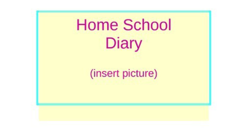 Behaviour Support: Home School Diary to increase Communication