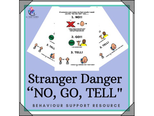 Behaviour Support: Stranger Danger - "NO, GO, TELL" RULE
