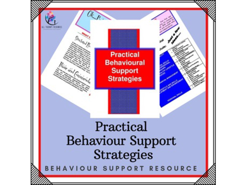Behaviour Support: Practical Behaviour Support Strategies