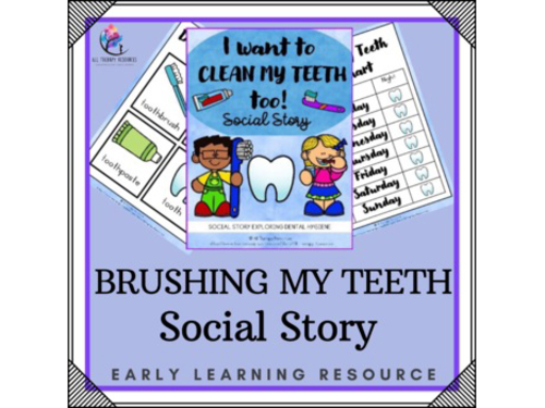 I want to Brush My Teeth Too! - Toothbrushing Dental Hygiene - Social Narrative