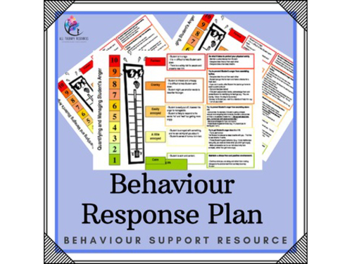 Behaviour Support - Students Thermometre Response Plan