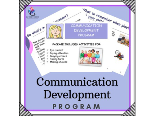 Speech Pathology Language Communication Program - special needs kindergarten