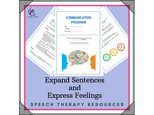 Communication Program - Goals: expand sentences and express
