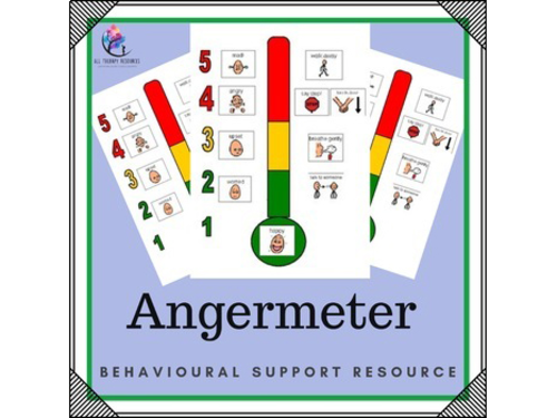 Behavior Support Resource: 1 Page Angermeter (Emotional Regulation)
