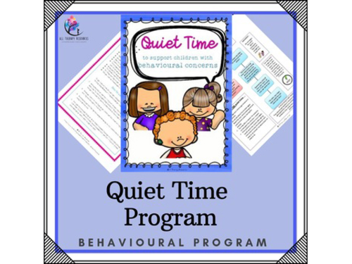 Using Quiet Time as a Consequence of Misbehavior - Behavior Support Resource