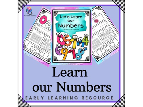 Learning Numbers 0-20 - Number Recognition, Writing, Number Worksheets