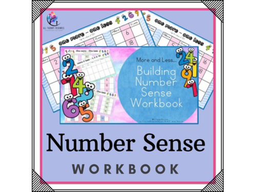 Building Number Sense Workbook - More & Less