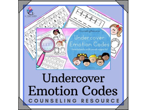 Counseling Resource Undercover Emotion Codes - Emotions Feelings Code