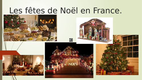 Les fetes de Noel (listening/comprehension task) year 10 and 11