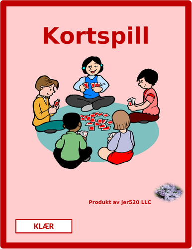Klær (Clothing in Norwegian) Card Games