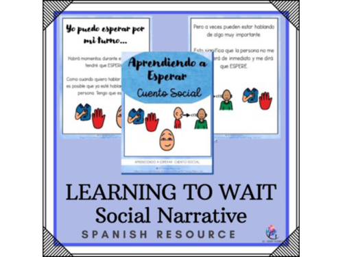 SPANISH VERSION - Social Narrative - Learning to Wait - Skill Development