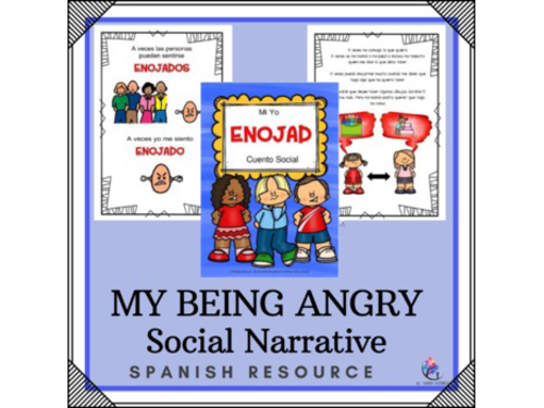 SPANISH VERSION - My Being Angry Social Narrative - Hitting  Kicking Throwing