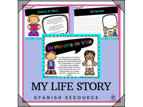 SPANISH VERSION - My Life Story - Counseling Intervention - Personal Narrative