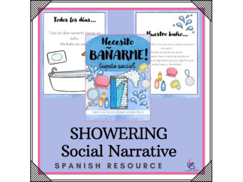 SPANISH VERSION - Encouraging Hygiene and Showering Social Narrative Story