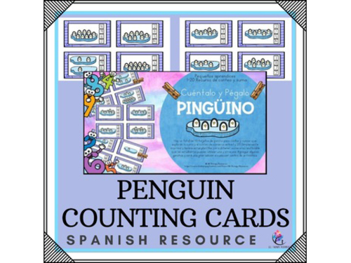 SPANISH VERSION | Winter Math Activities for Preschool | Addition Counting