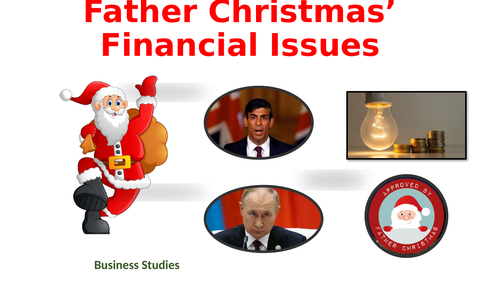 Father Christmas Financial Worries 2022