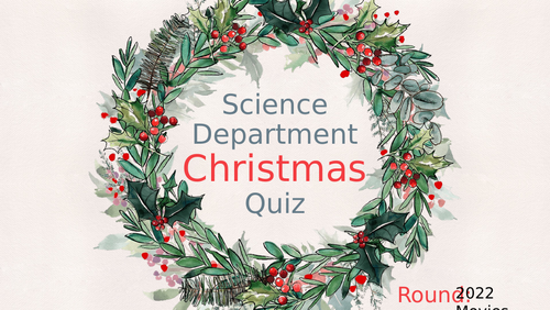 Science Christmas Quiz 2022
