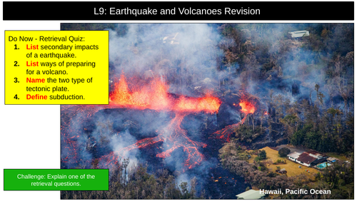 Earthquakes Volcanoes IGCSE Cambridge Revision