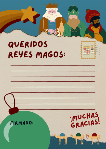 Carta a los Reyes Magos