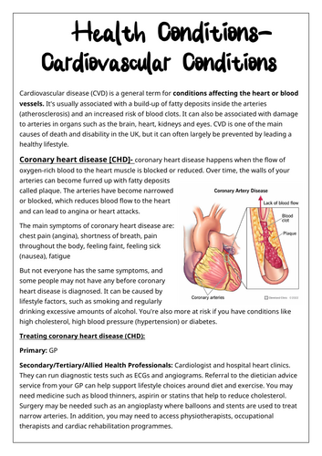 Component 2: L4: Health Conditions Cardiovascular