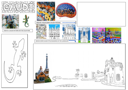 Gaudi worksheet