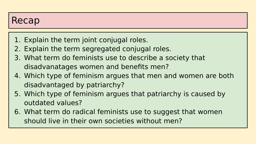 GCSE Sociology- The Symmetrical Family?