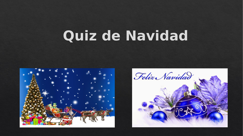 Spanish Christmas Quiz