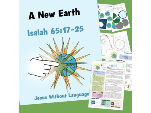 A New Earth - Isaiah 65 - Kidmin Lesson & Bible Crafts