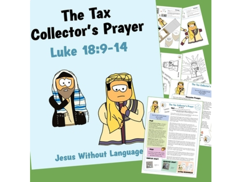 Tax Collector's Prayer - Luke 18 - Kidmin Lesson & Bible Crafts