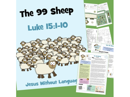 The Lost Sheep - Luke 15 - Kidmin Lesson & Bible Crafts