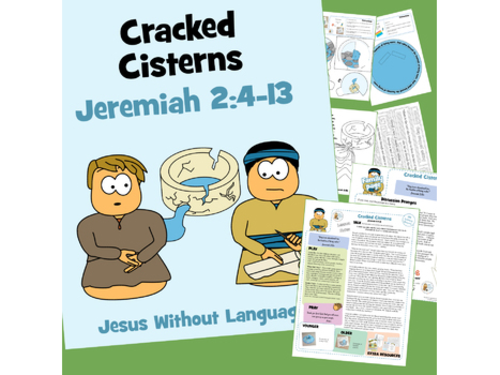 Cracked Cisterns - Jeremiah 2 - Kidmin Lesson & Bible Crafts