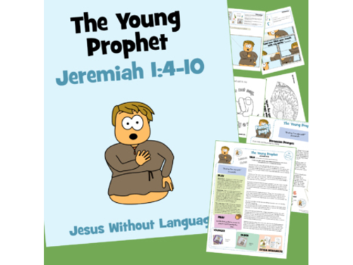 The young Prophet - Jeremiah 1 - Kidmin Lesson & Bible Crafts