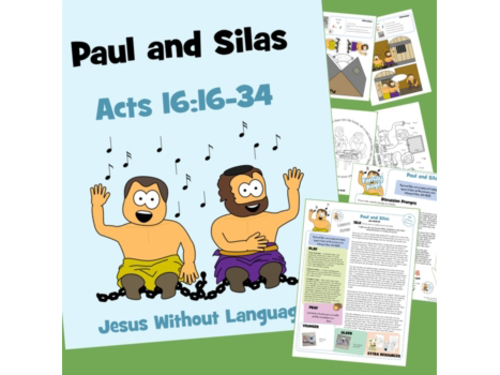 Paul and Silas - Acts 16 - Kidmin Lesson & Bible Crafts