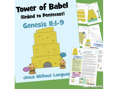 Tower of Babel - Genesis 11 - Kidmin Lesson & Bible Crafts