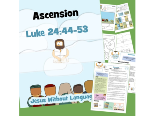 Ascension - Luke 24 - Kidmin Lesson & Bible Crafts